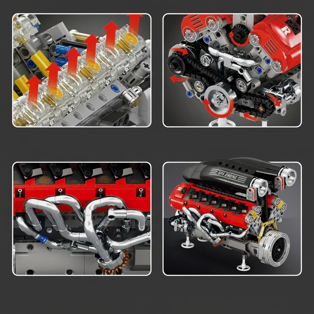 V12 SP3 Engine 1240PCS