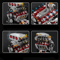 V8 Supercharged Engine 2346PCS