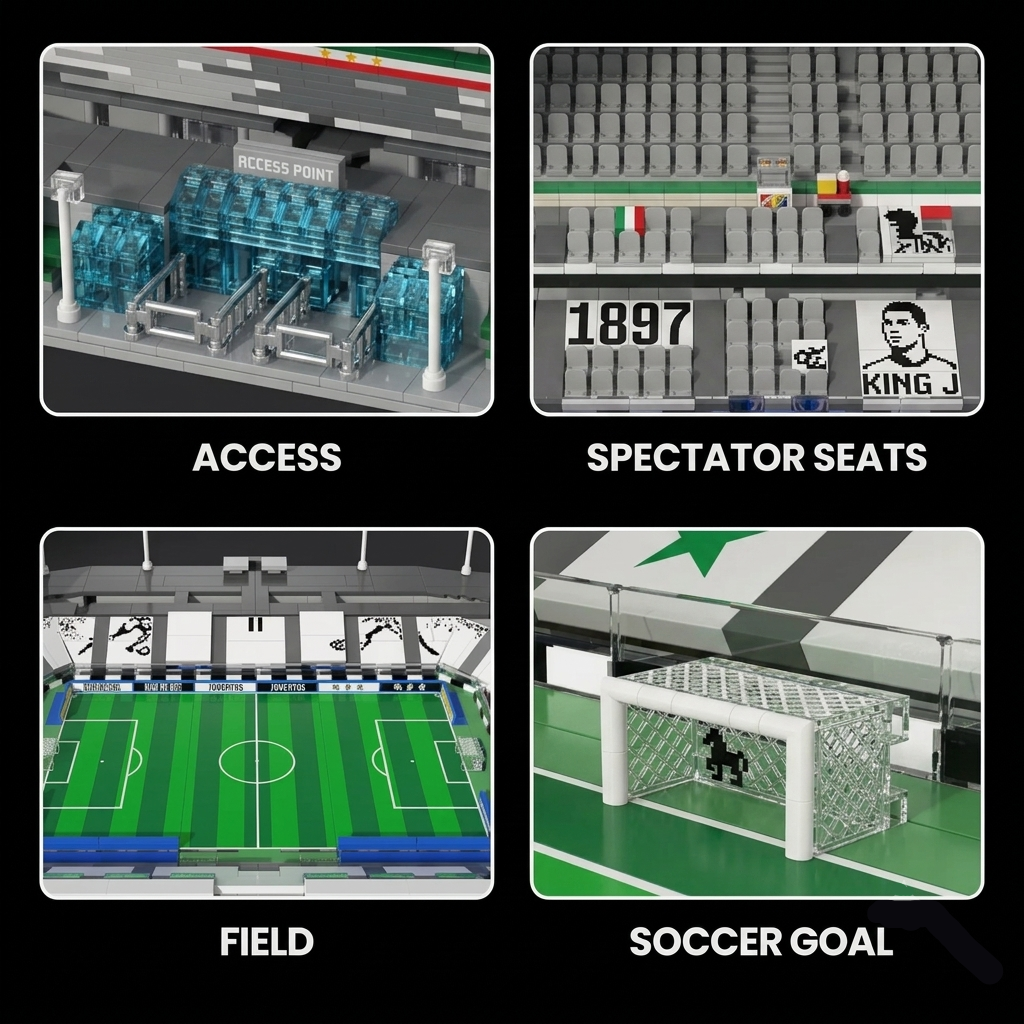 Italian Allianz Stadium 3638PCS