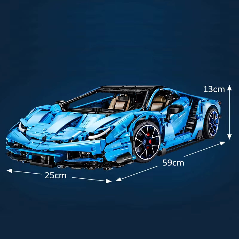 Ultimate Raging Blue-Bull 3842PCS