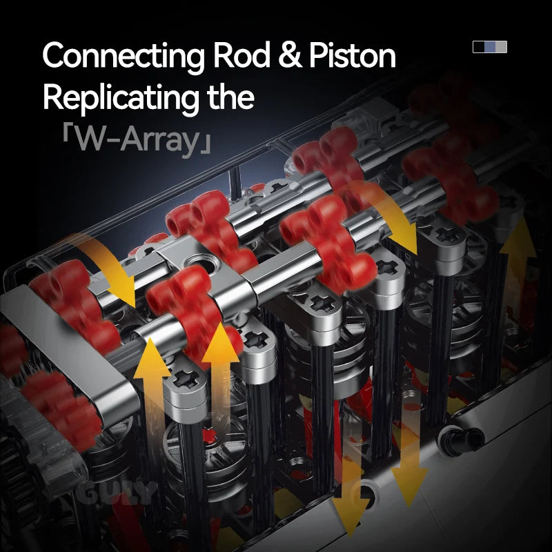 Performance W16 Engine 2520PCS