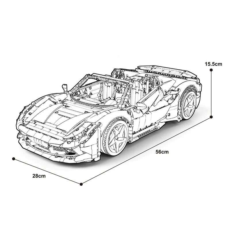 Italian F8 Convertible 3780PCS