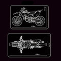 Motocross Bike 1302PCS