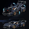 Hybrid V12 Hypercar Flake Paint 4105PCS