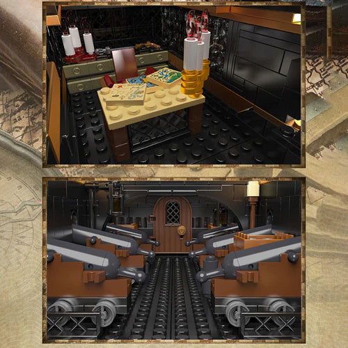 Black Pearl ship 5266PCS