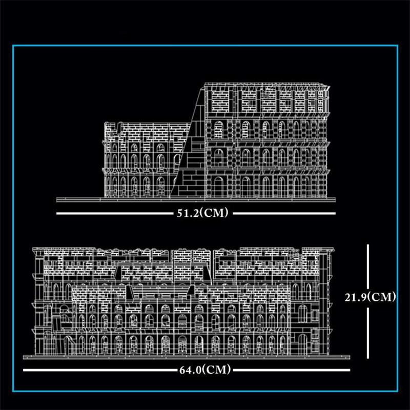 The Roman Colosseum 3653PCS