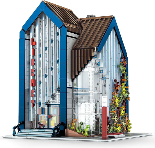 Morden Library With Light 2788PCS