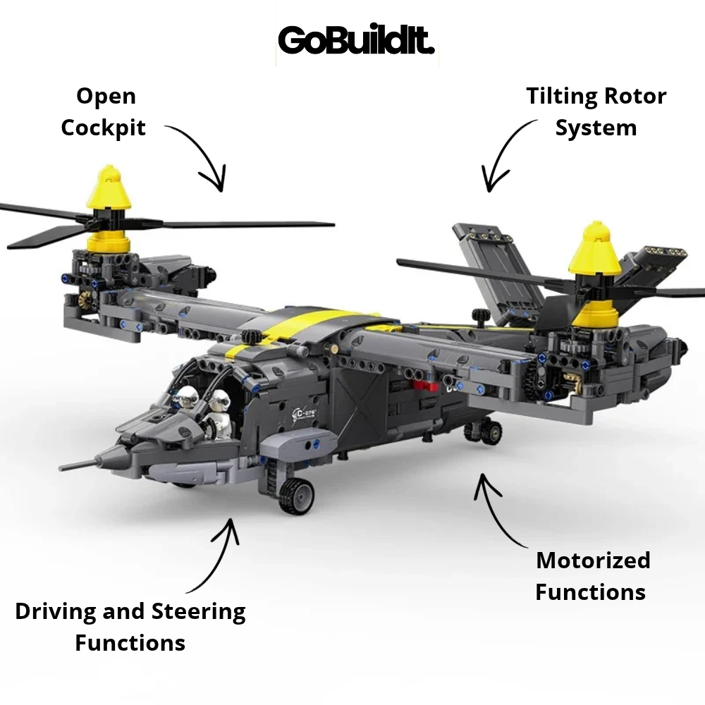 The Tiltrotor Aircraft 1436PCS