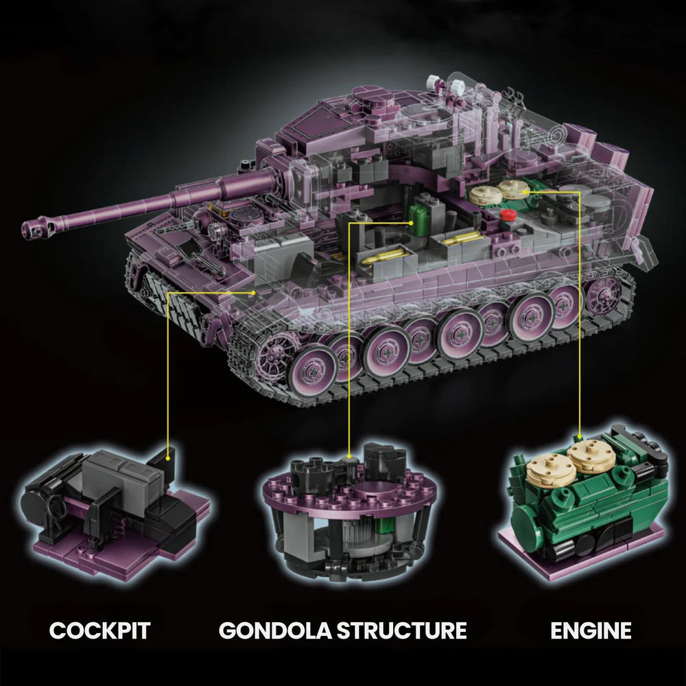 Heavy Armored Tank 1678PCS