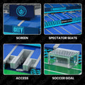 Manchester City Etihad Stadium 4472PCS