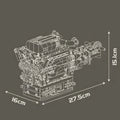 British V12 6.5L Naturally Aspirated Engine 973PCS
