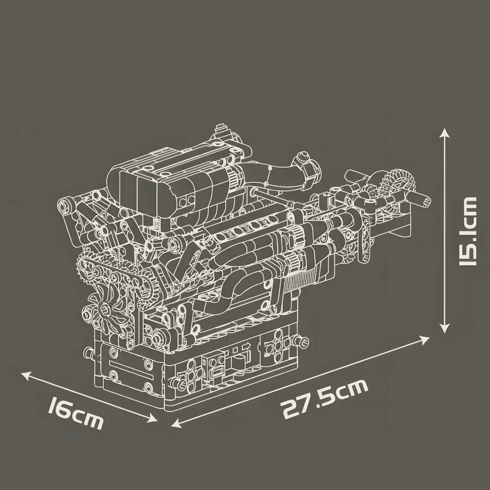 British V12 6.5L Naturally Aspirated Engine 973PCS