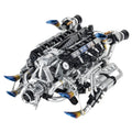 Blue V8 Engine 2774PCS