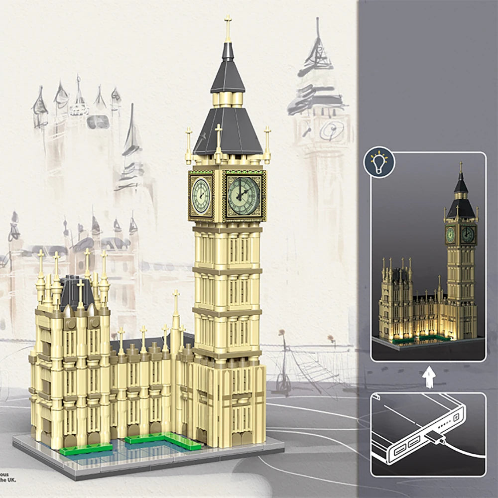 British Clock Tower 815PCS