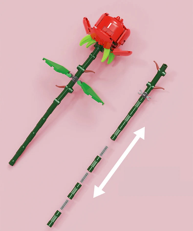 Red valentine rose 131PCS