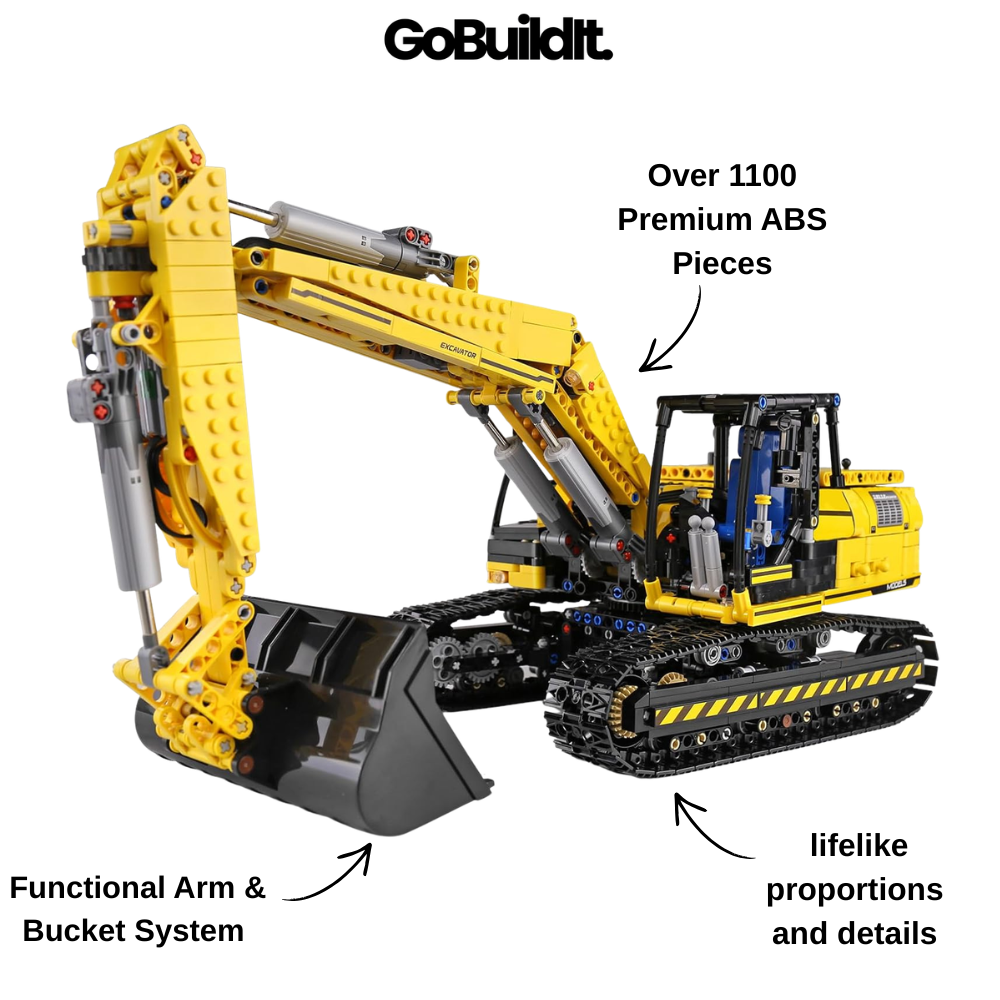 The Motorized Excavator 1123PCS