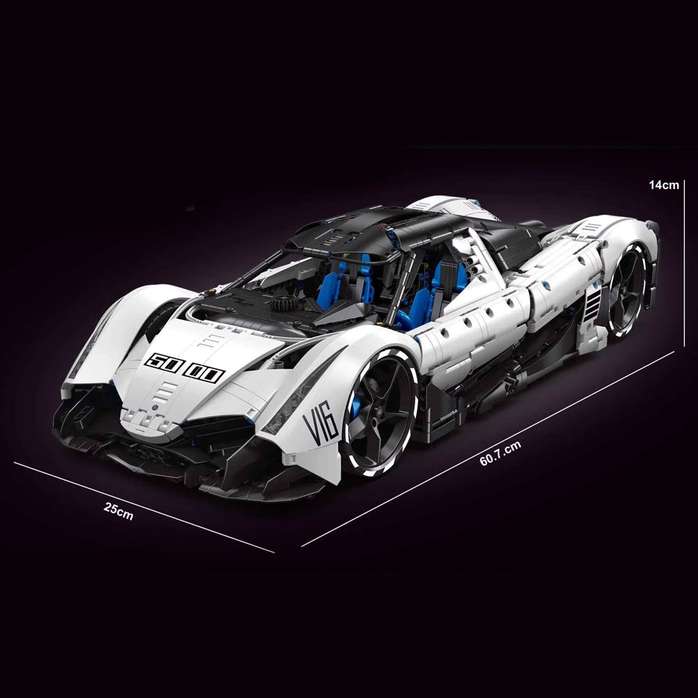 5000HP V16 Hypercar 4016PCS