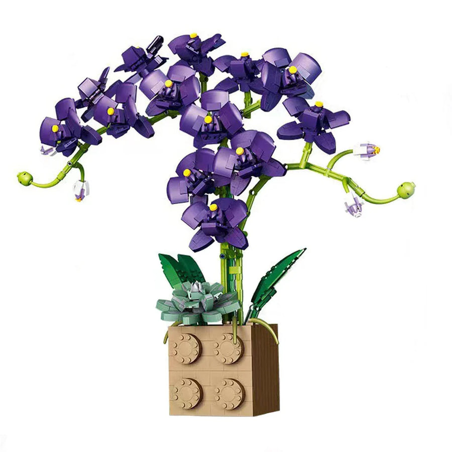 Purple Rose Flower 1369PCS