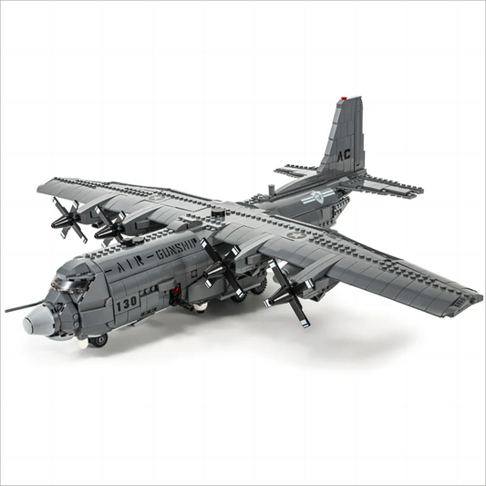 Gunboat Airplane Aircraft 1713PCS