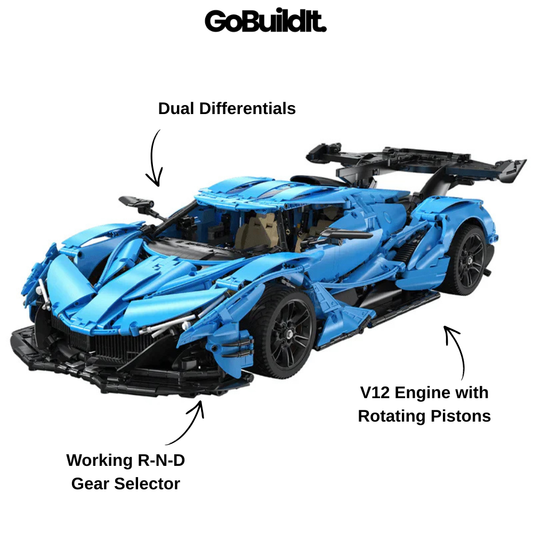 Blue V12 Hypercar 3864PCS