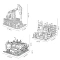 Industrial Oil Refinery 2142PCS