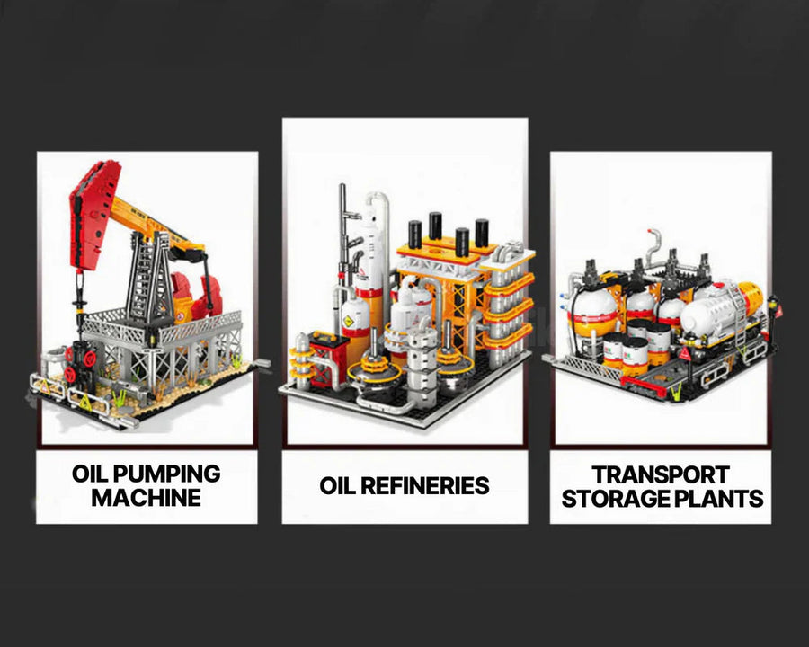 Industrial Oil Refinery 2142PCS