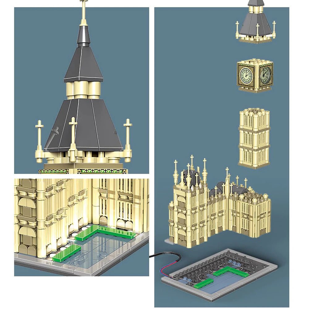 British Clock Tower 815PCS