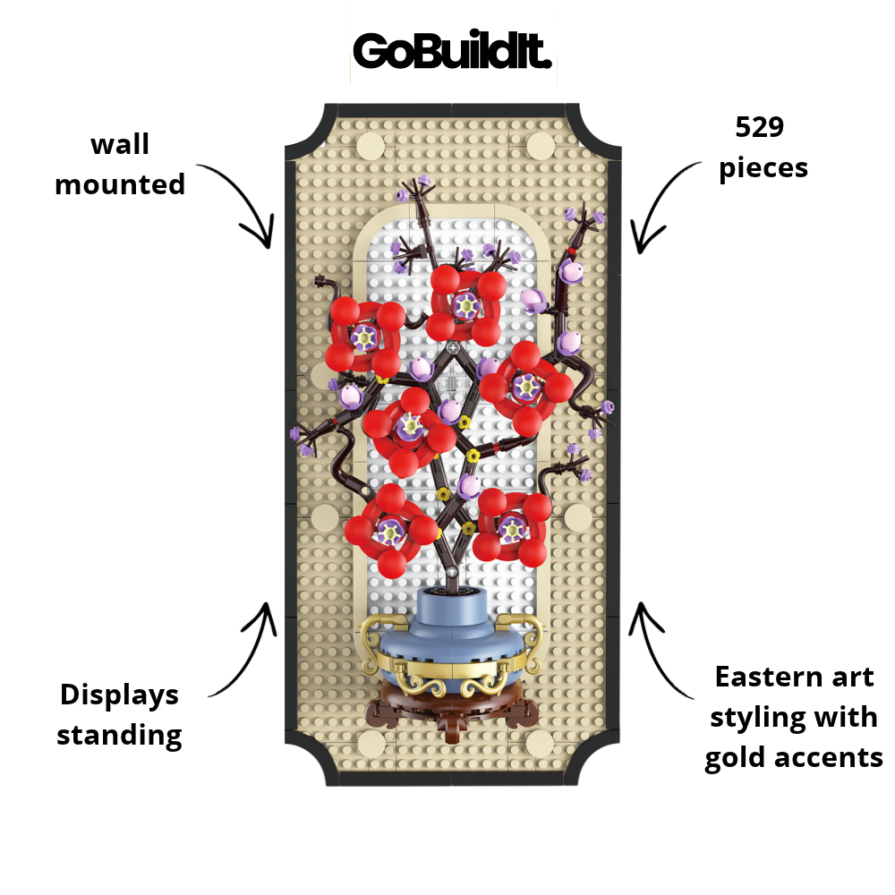 Plum Blossom Wall 529PCS .