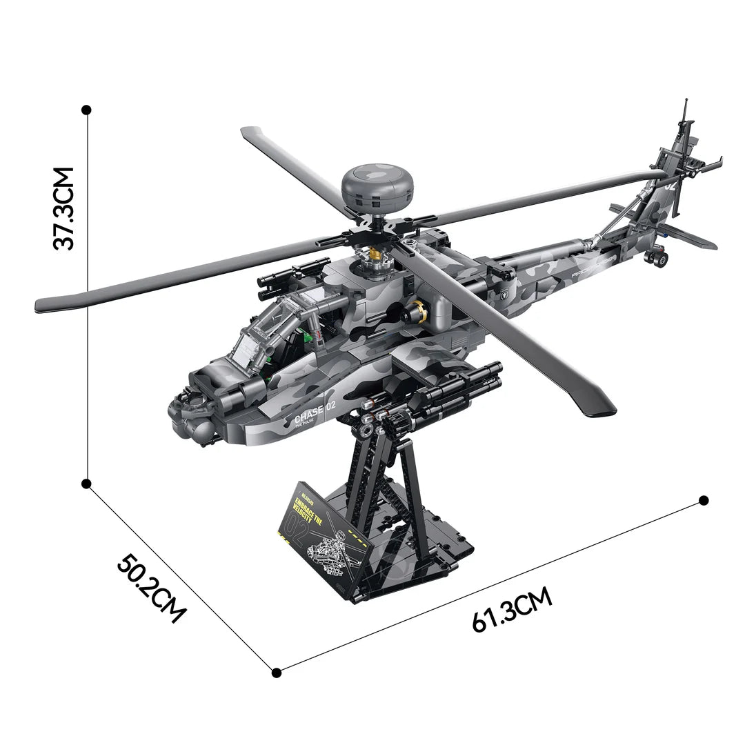 Apache Combat Helicopter 1116PCS