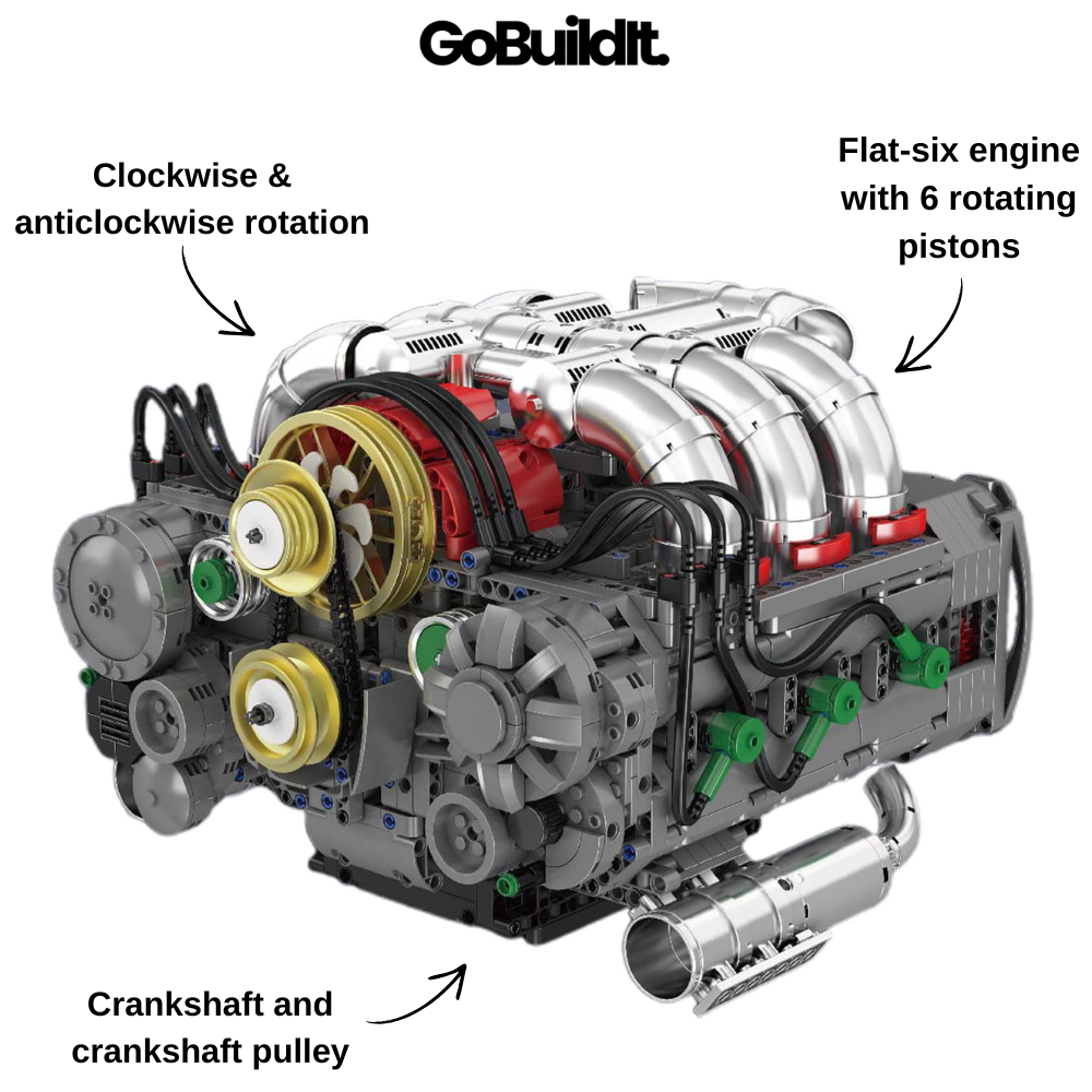Flat 6 Engine 2375PCS