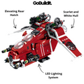 Scarlet Battle Starship 1107PCS