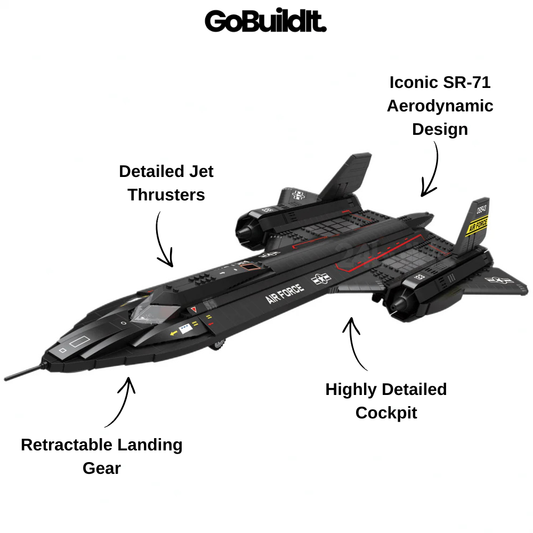 SR-71 Blackbird USAF Jet 1776PCS