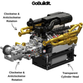 British V12 6.5L Naturally Aspirated Engine 973PCS