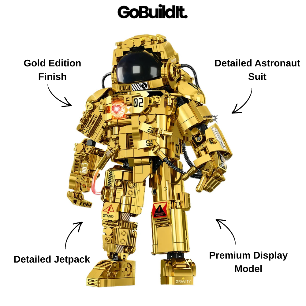Gold Astronaut Cosmic Explorer 992PCS