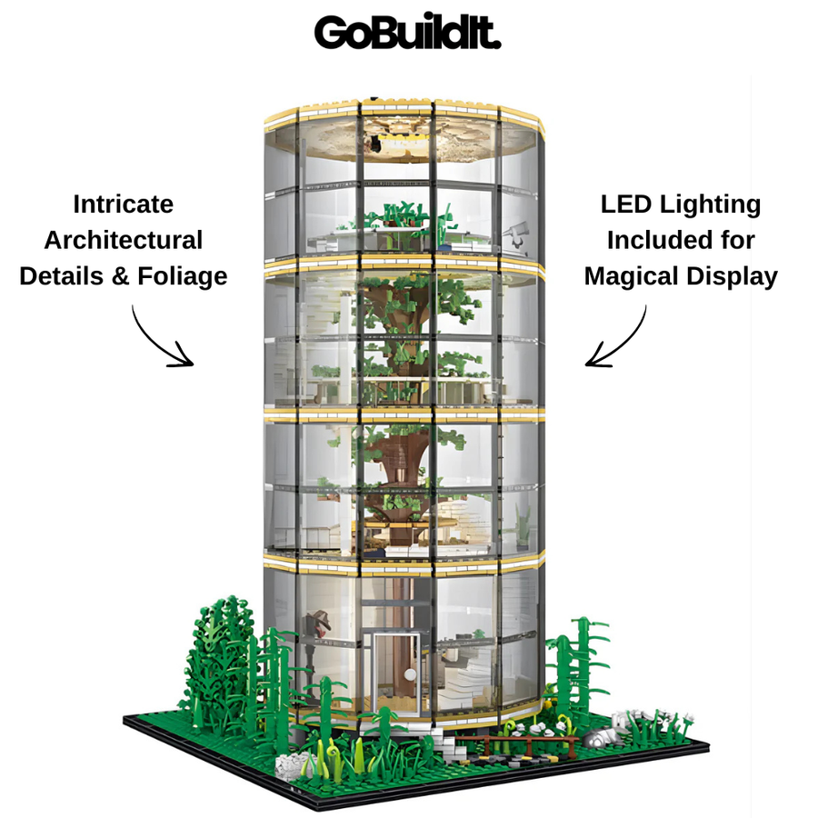 Luxury Glass Dome Tree House 3495PCS