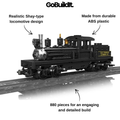 Shay-Type Locomotive Train 880PCS