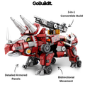 Cyber Triceratops Futuristic Dinosaur 934PCS