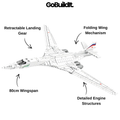 Strategic Bomber Aircraft 1598PCS