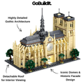 Notre Dame Cathedral Iconic Gothic 1758PCS