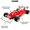 F1 Red Racing Technic Car 2070PCS