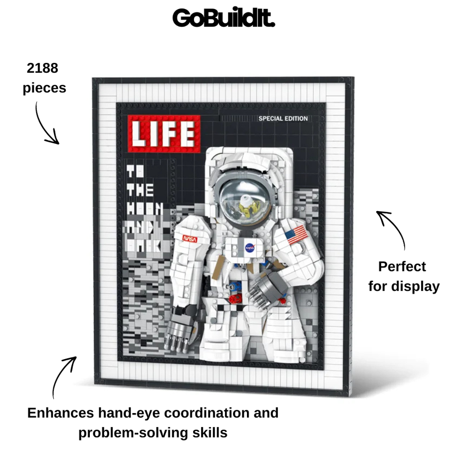 Astronaut Brick Art 2188PCS