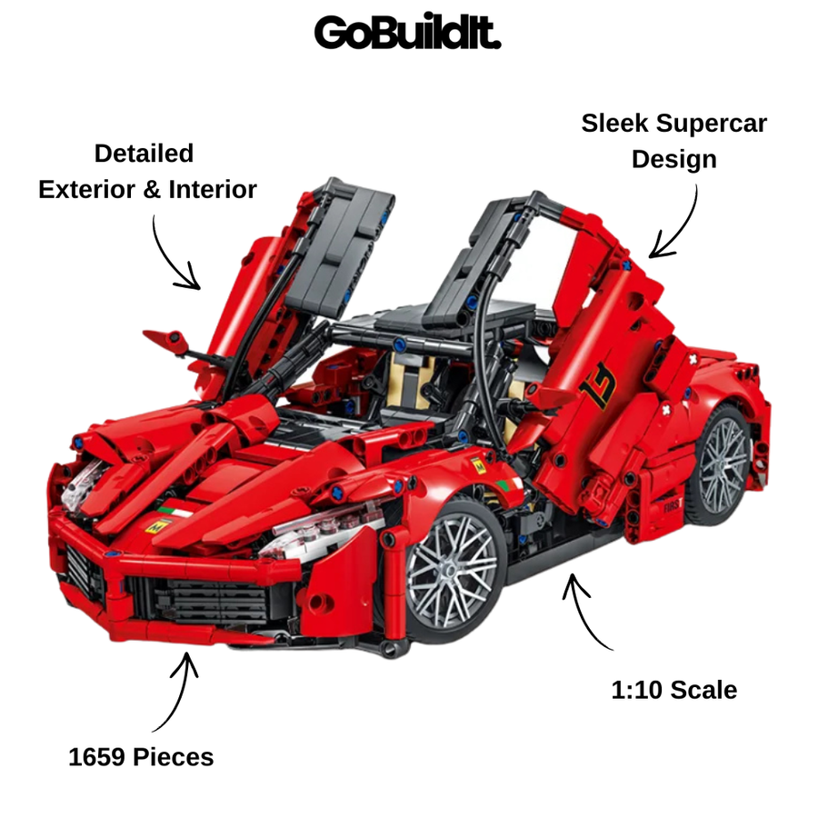 Red Laferrari Supersport 1659PCS