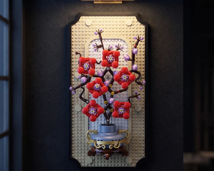 Plum Blossom Wall 529PCS .