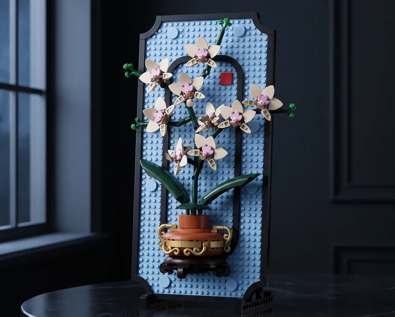Orchid Bloom Wall 531PCS