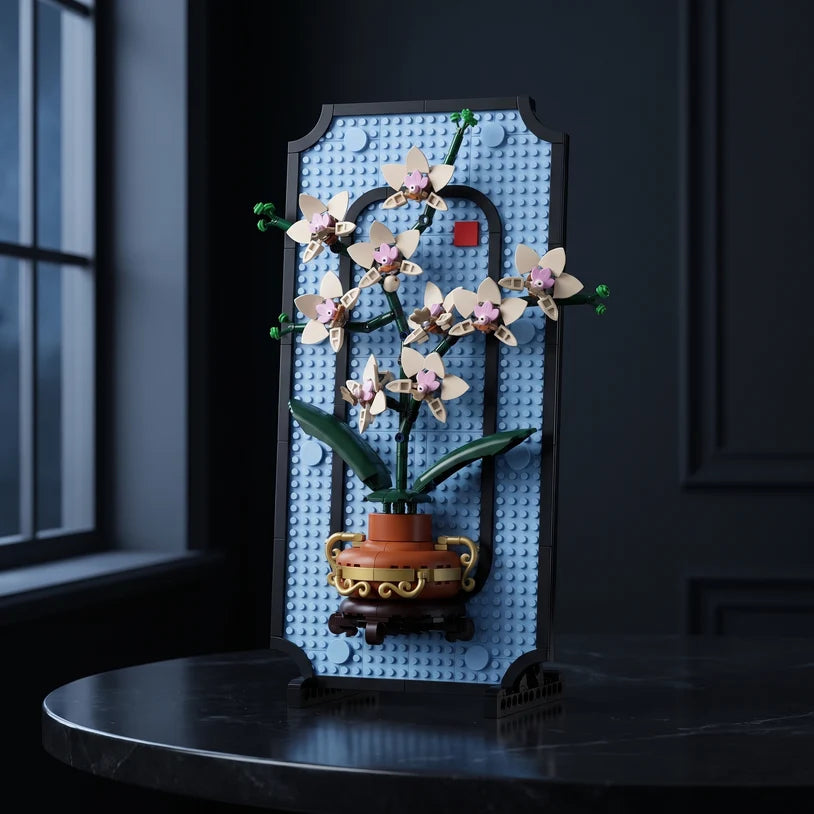 Orchid Bloom Wall 531PCS