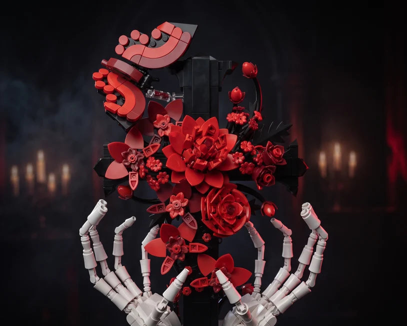 Gothic Rose Cross 901PCS