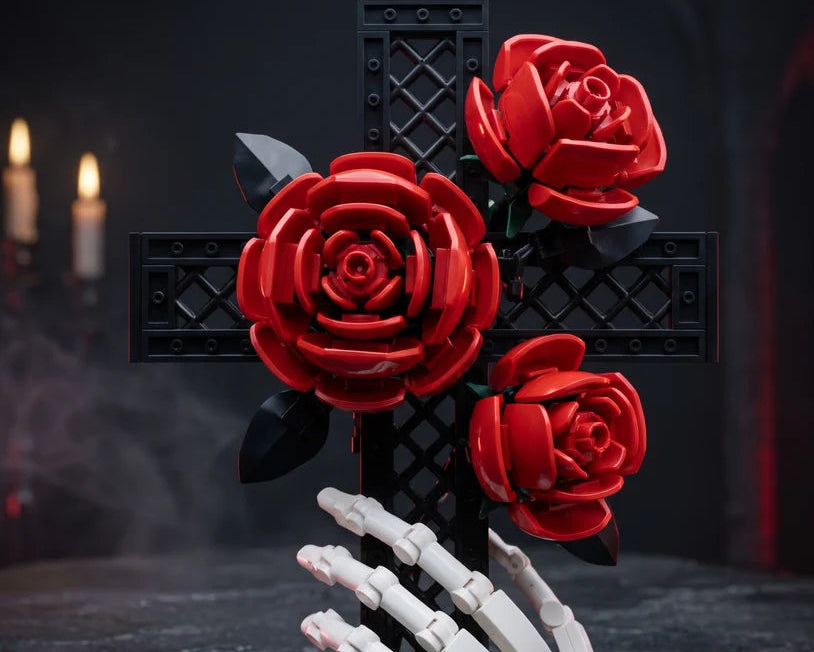 Gothic Rose Cross 901PCS