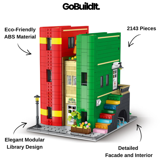 The Colorful Library 2143PCS