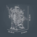 Mechanical Radial Aviation Engine 3090PCS