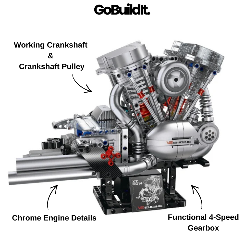 V2 Bike Engine 866PCS